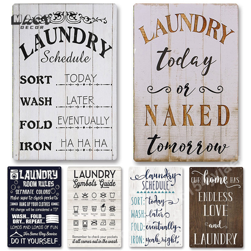 Home Bathroom Wall Decor - Letrero Metálico con Eslogan, Decoración para