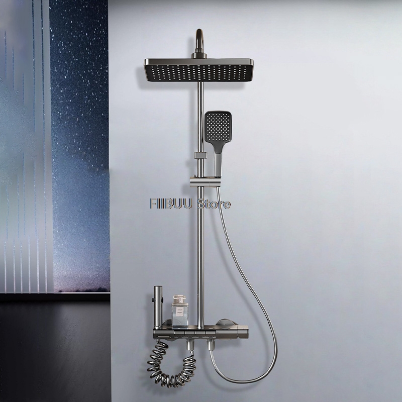 Home Outlet Bathroom - Sistema de ducha con pantalla LED,