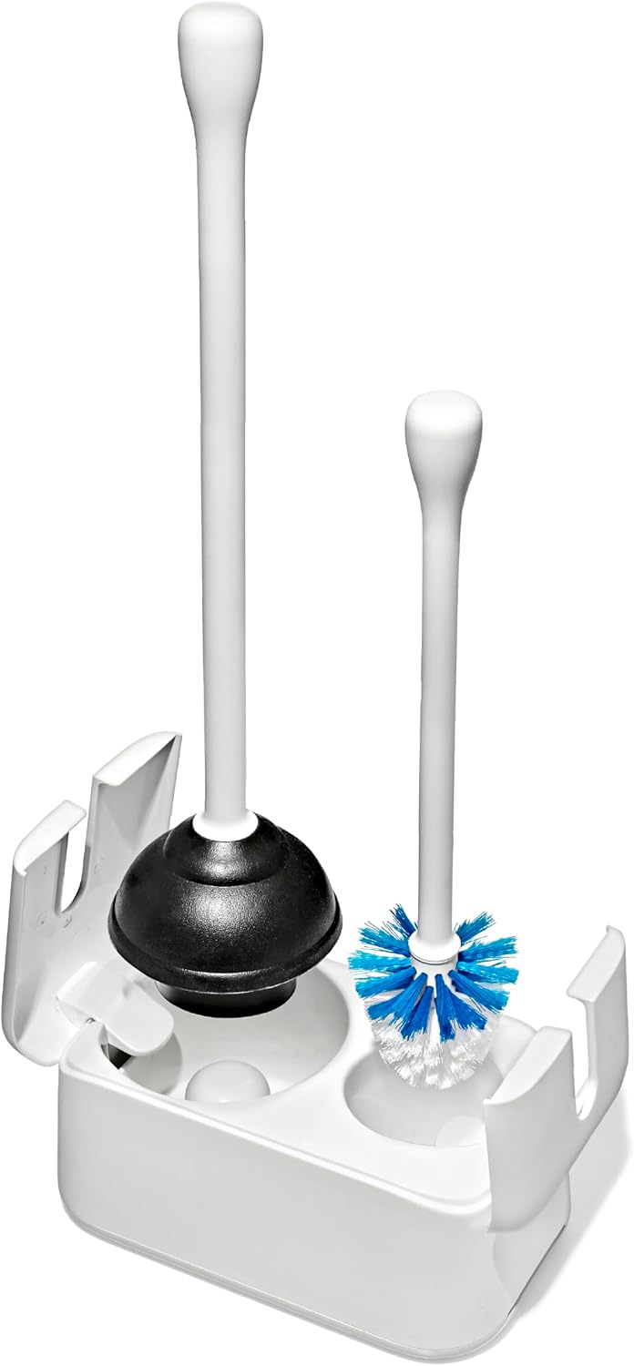 Plunger Toilet - Juego de Escobilla y Desatascador para