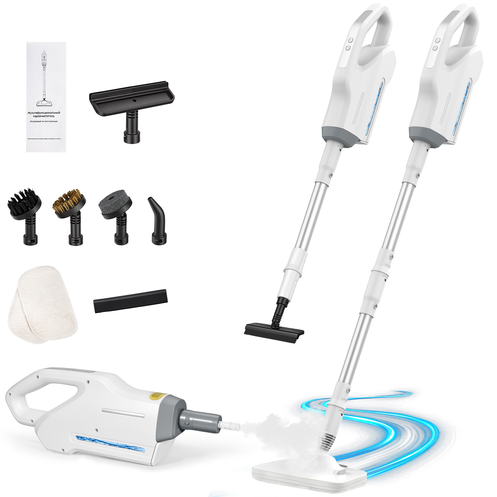 Home Bathroom Cleaner - Limpiador a Vapor Multifuncional de 1500W,