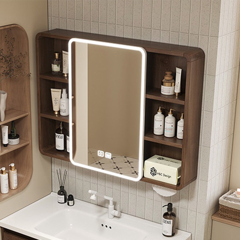 Bathroom Cabinet Mirror - Armario de Baño con Espejo, Estantes