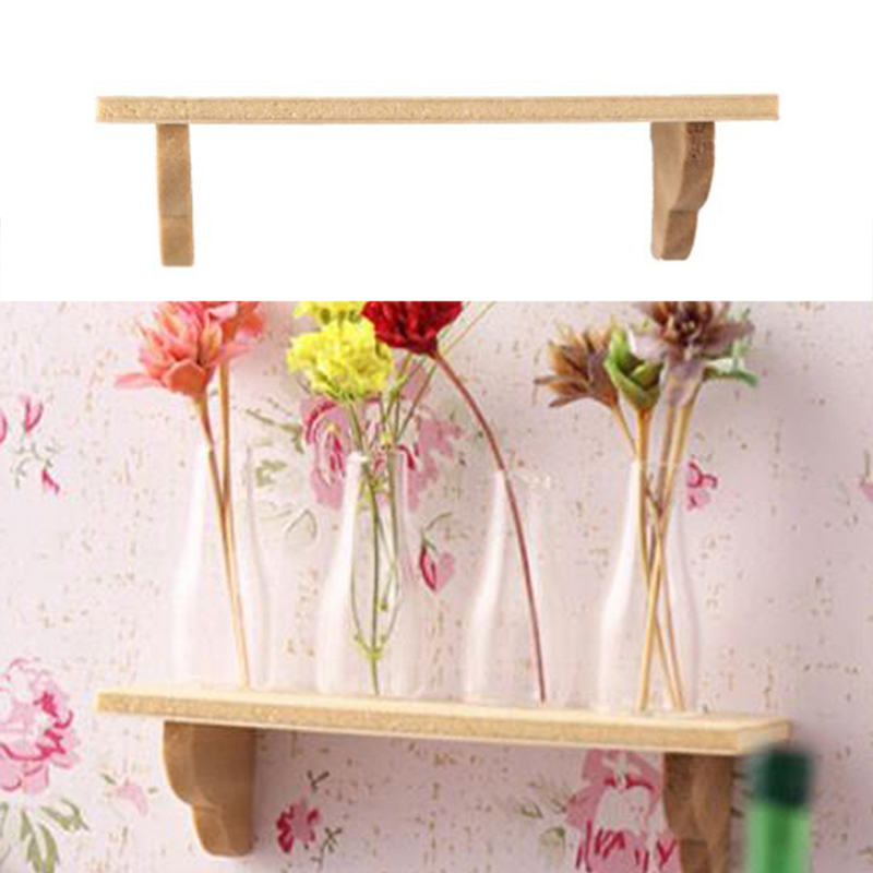 Home Bathroom Wall Decor - Estante de pared de madera para