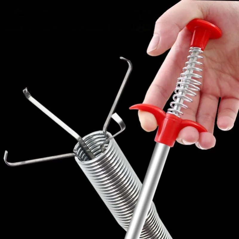 Home Bathroom Cleaner - Desatascador manual de cuatro garras para
