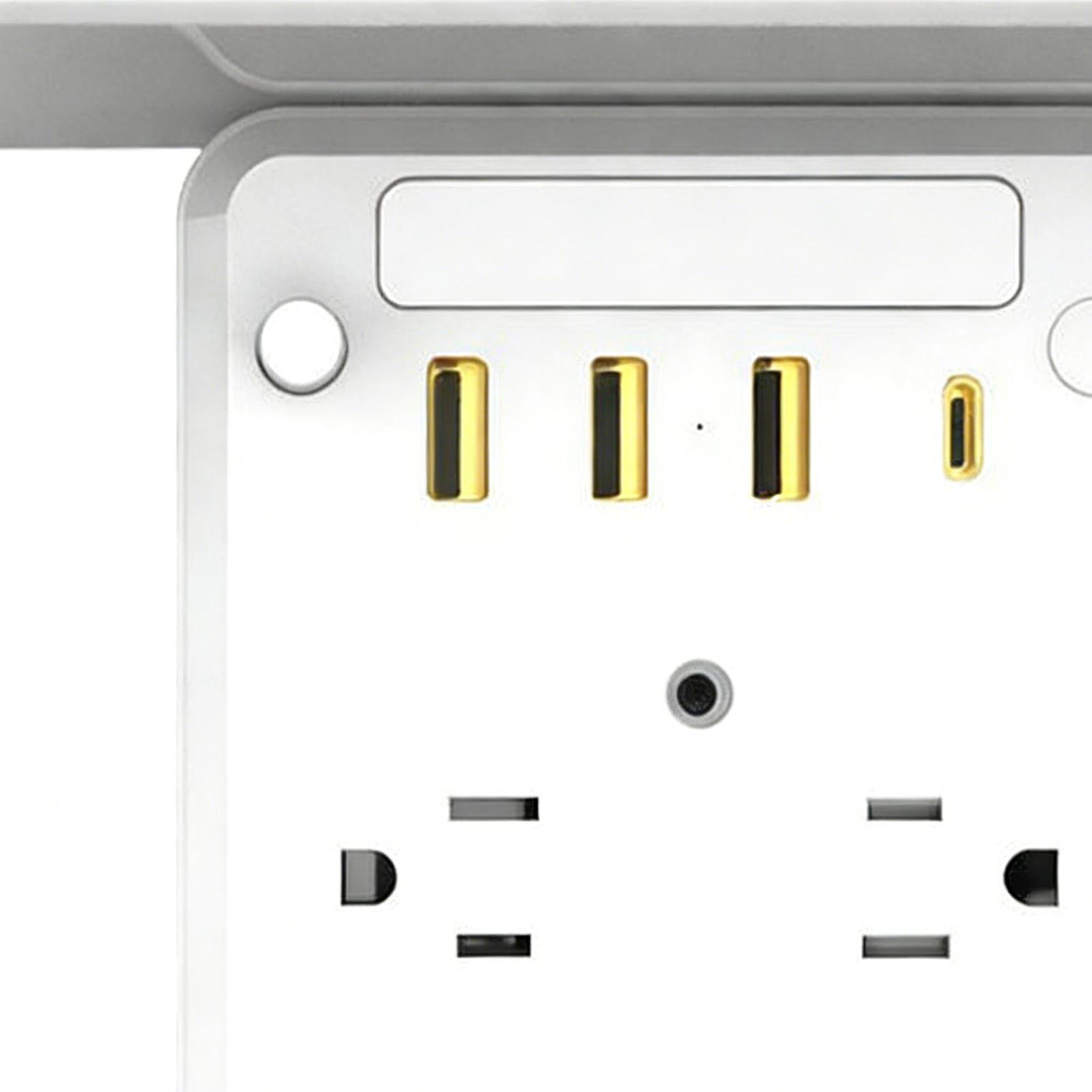 Home Outlet Bathroom - Enchufe inteligente, expansor de enchufes, estación