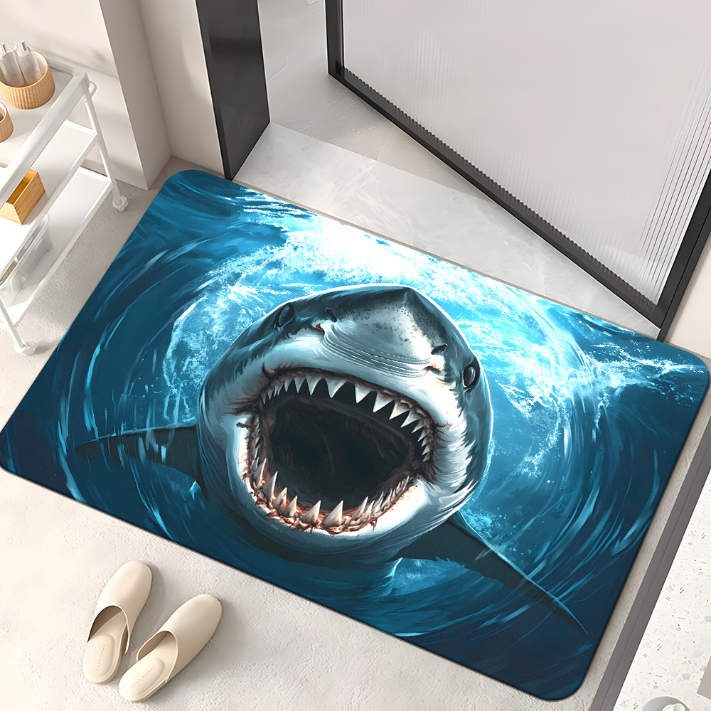 Home Bathroom Decor Ideas - Alfombra de Entrada Resistente con Estampado