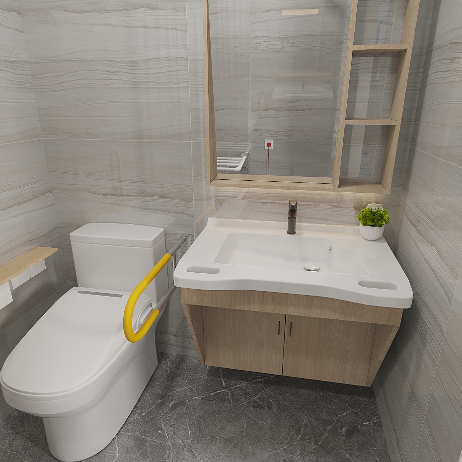 Home Bathroom Remodel - Mueble de baño para personas mayores,