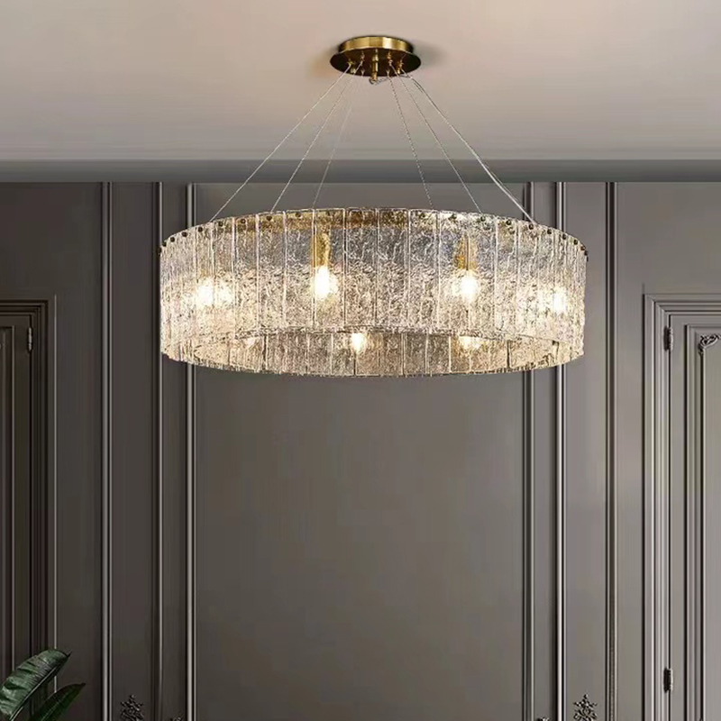 Home Of The Year Bathroom - Lámpara colgante LED creativa de cristal