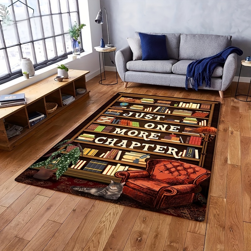Home Bathroom Quotes - Alfombra Grande Antideslizante con Diseño de
