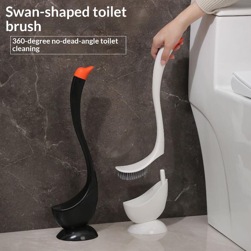 Plunger Toilet - Cepillo de inodoro con mango largo,