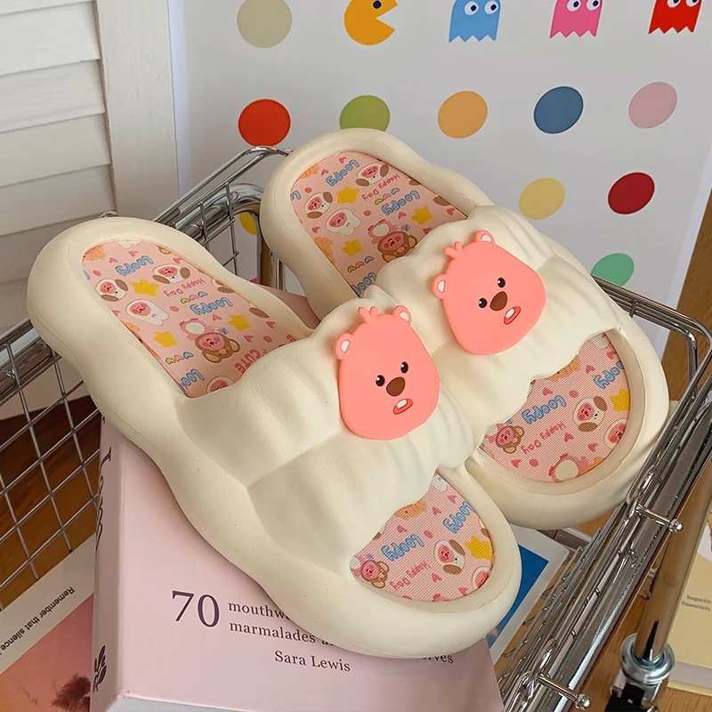 Pantuflas de castor lindas par - Home Bathroom Wear reseña y precio