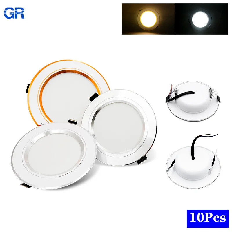 10 unids/lote Led Downlight AC - Home Of The Year Bathroom reseña y precio