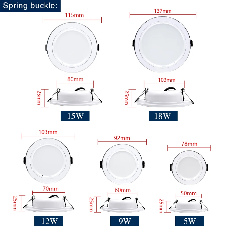 10 unids/lote Led Downlight AC - Home Of The Year Bathroom reseña y precio