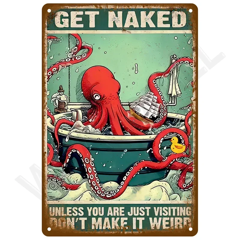 Letrero Metálico Vintage de Ba - Home Bathroom Quotes reseña y precio