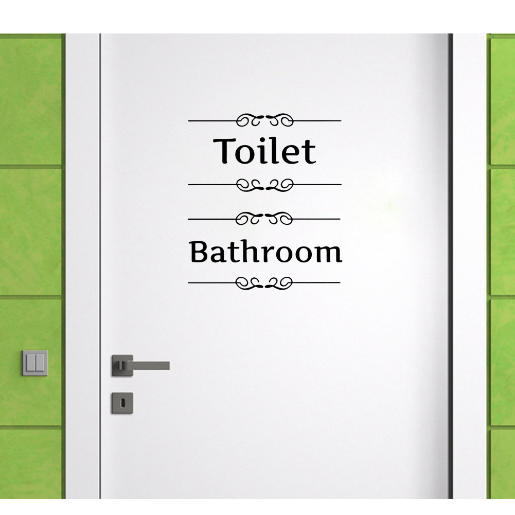 Señal de baño para inodoro, ca - Home Bathroom Quotes reseña y precio