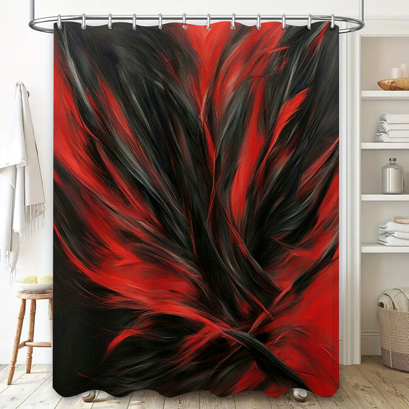 Cortina de ducha con estampado - Home Bathroom Decor Ideas reseña y precio