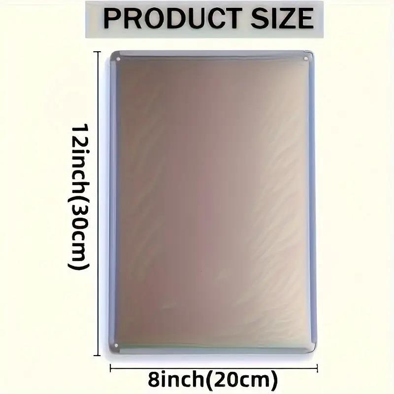 Elegante Letrero Metálico Feme - Home Bathroom Wall Decor reseña y precio