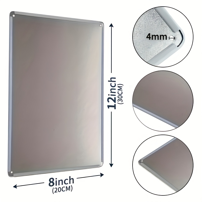 Elegante Letrero Metálico Feme - Home Bathroom Wall Decor reseña y precio