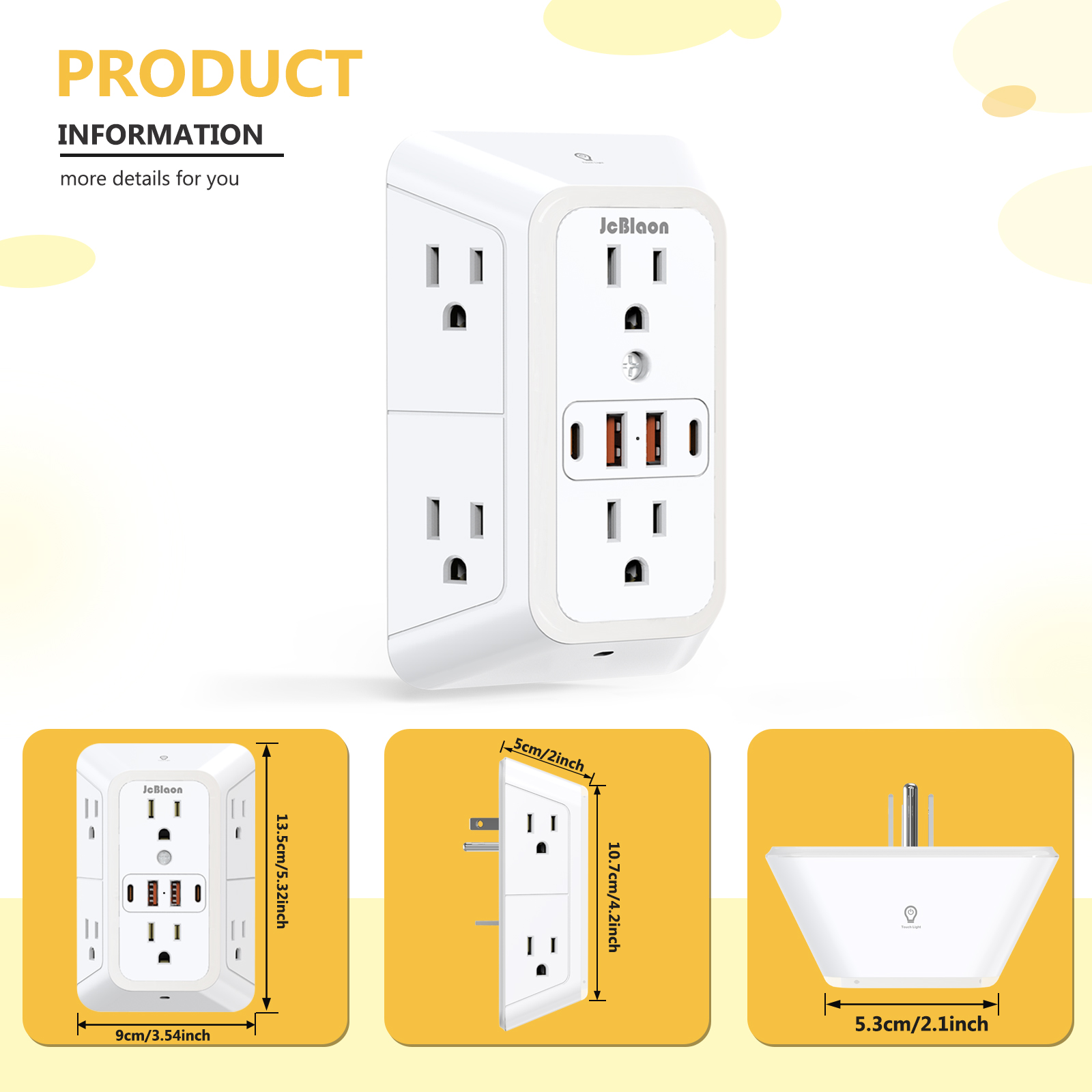 Enchufe de Pared USB C con Luz - Home Outlet Bathroom reseña y precio