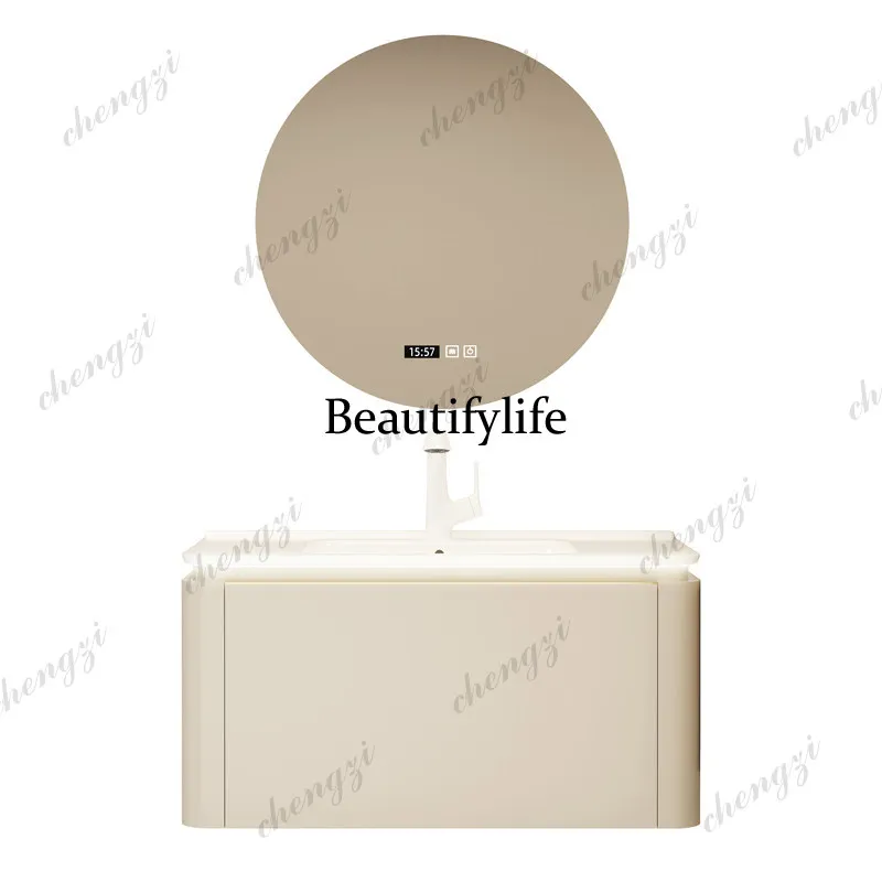 Mueble de baño A17 color gris  - Bathroom Cabinet Mirror reseña y precio