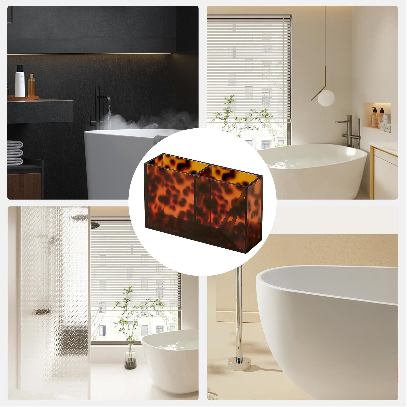 Bandeja de acrílico con diseño - Home Bathroom Decor reseña y precio