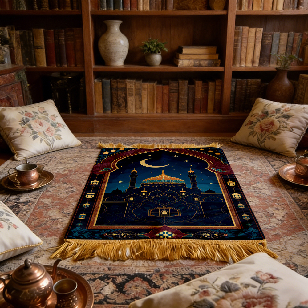 Alfombra de Oración VIKAMA con - Home Bathroom Door Design reseña y precio