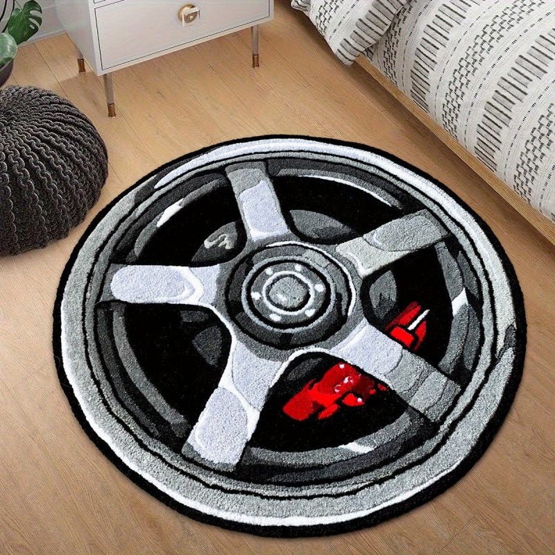 Alfombra Redonda con Diseño de - Home Bathroom Door Design reseña y precio