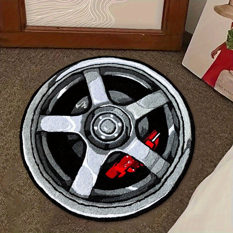 Alfombra Redonda con Diseño de - Home Bathroom Door Design reseña y precio