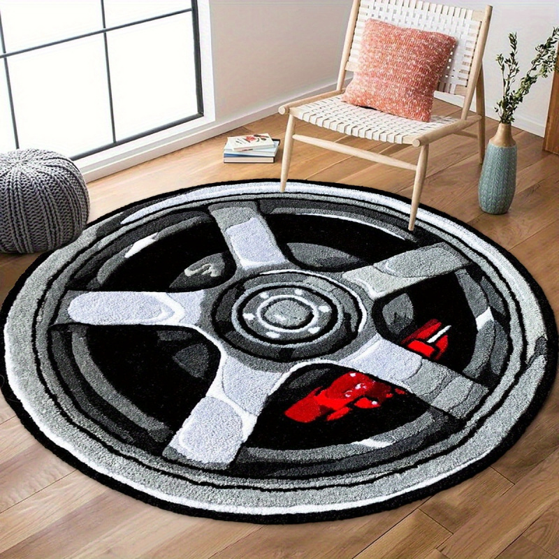 Alfombra Redonda con Diseño de - Home Bathroom Door Design reseña y precio