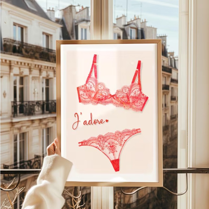 Póster de revista de moda Glam - Home Bathroom Quotes reseña y precio