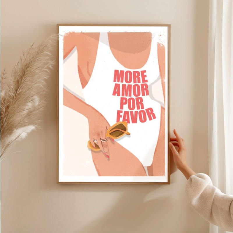 Póster de revista de moda Glam - Home Bathroom Quotes reseña y precio