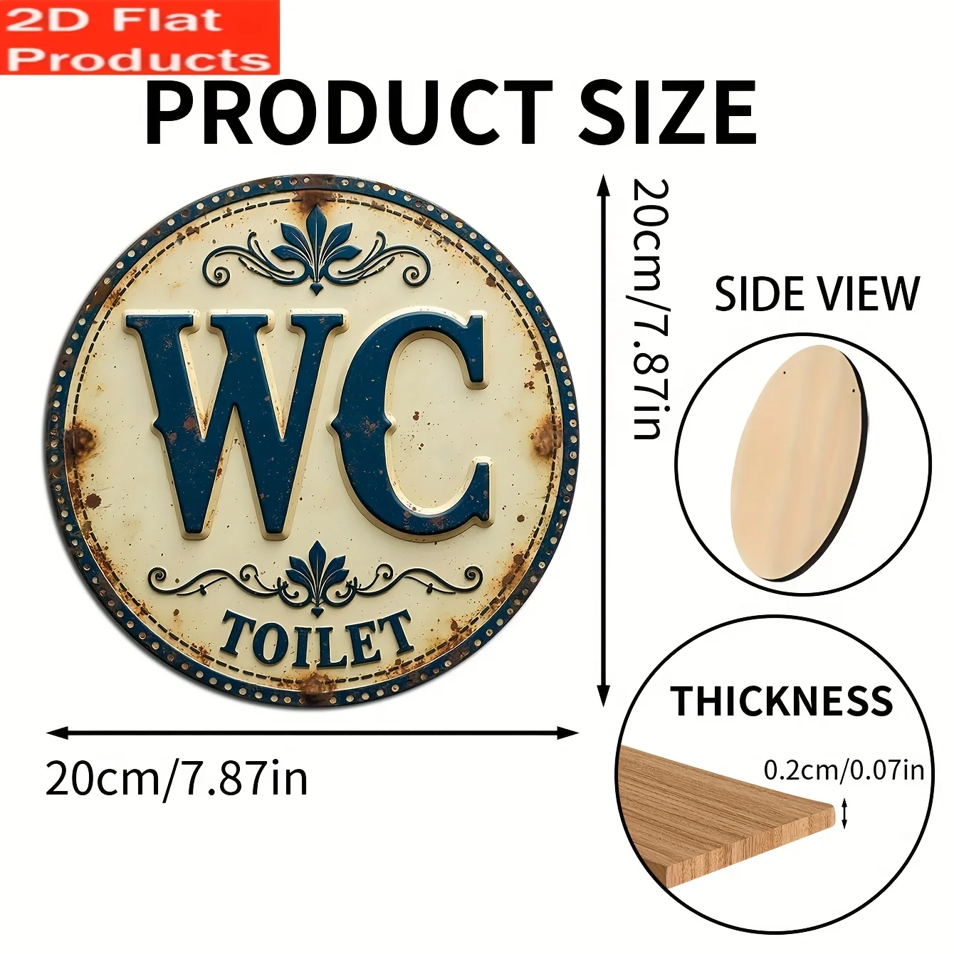 Letrero retro de madera para b - Home Of The Year Bathroom reseña y precio
