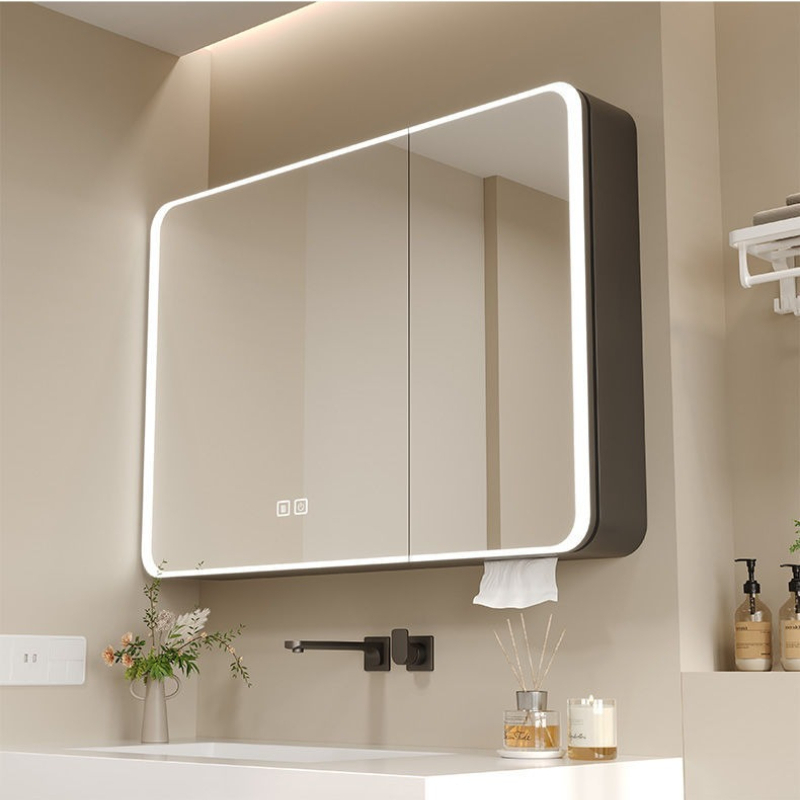 Espejo de Baño LED con Gabinet - Bathroom Cabinet Mirror reseña y precio