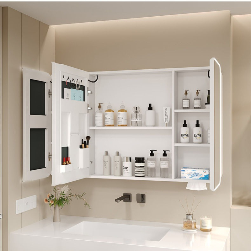 Espejo de Baño LED con Gabinet - Bathroom Cabinet Mirror reseña y precio