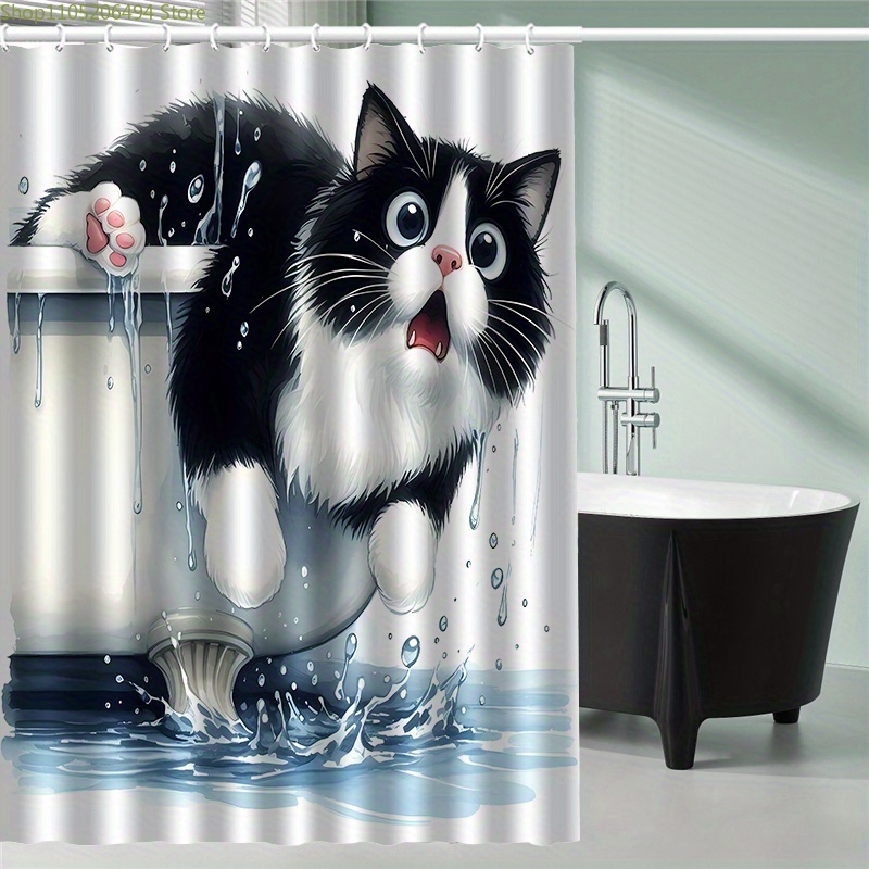 Divertida Cortina de Ducha con - Home Bathroom Decor Ideas reseña y precio