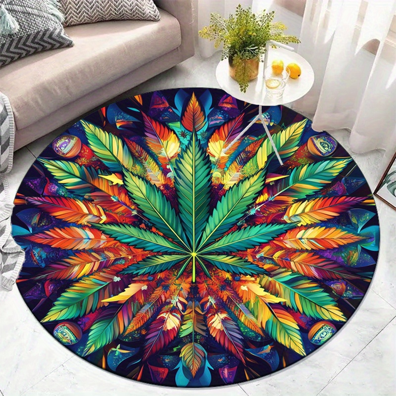 Alfombra redonda de Mandala de - Home Bathroom Door Design reseña y precio