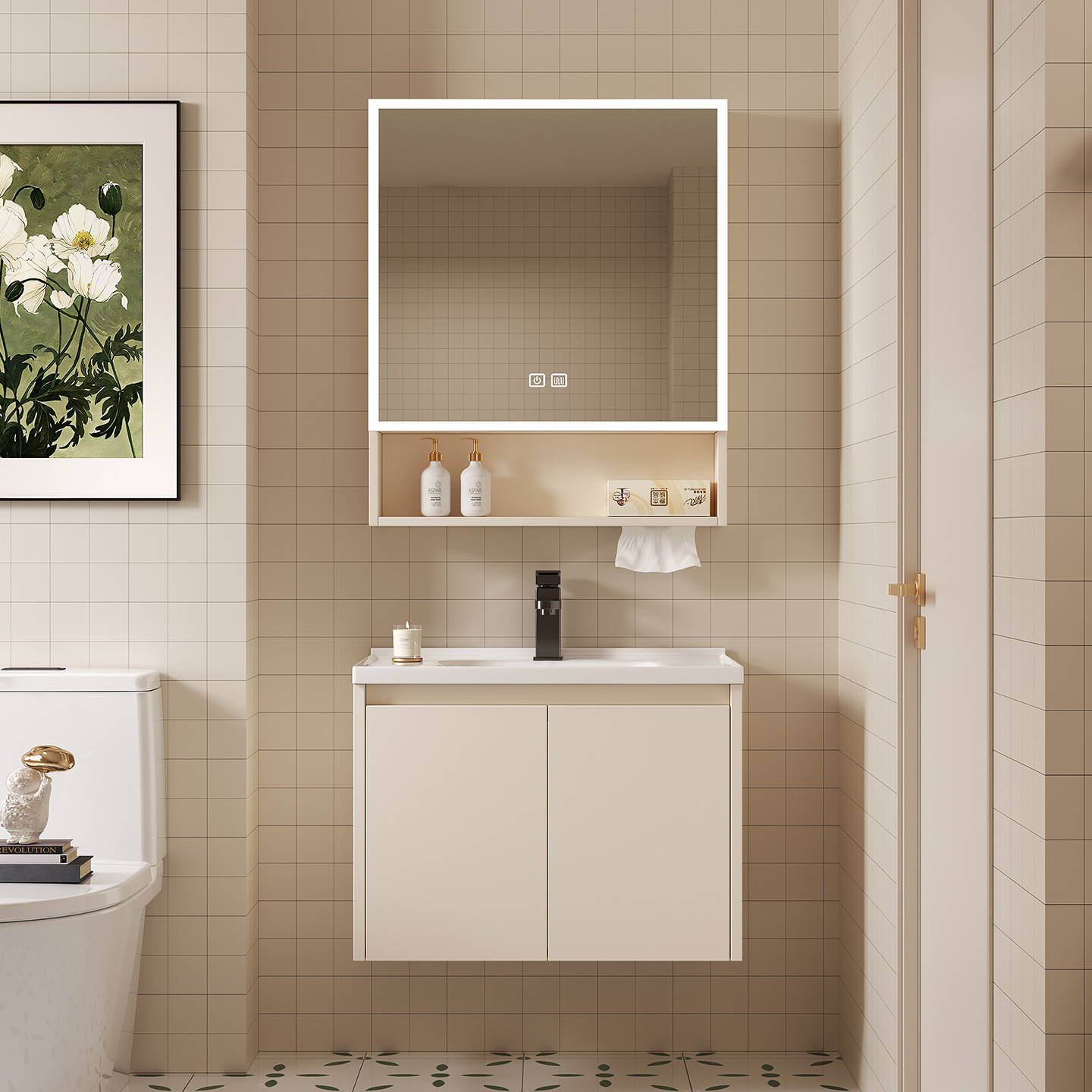 Gabinete de espejo inteligente - Bathroom Cabinet Mirror reseña y precio