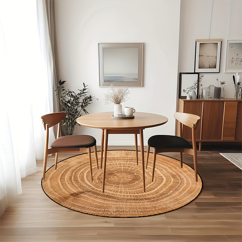 Alfombra Redonda de Franela co - Home Bathroom Door Design reseña y precio