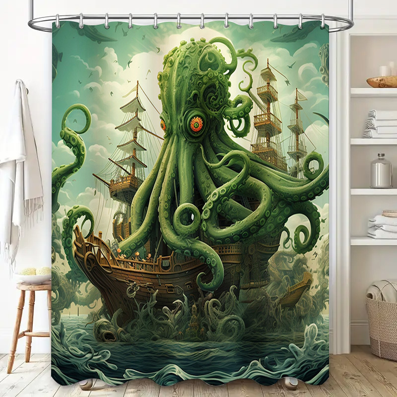 Cortina de ducha de barco de p - Home Bathroom Decor Ideas reseña y precio