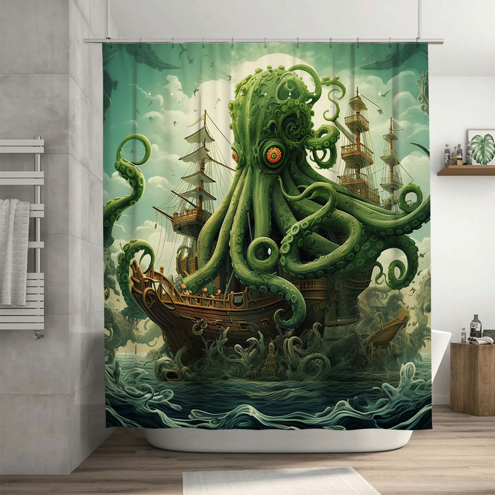 Cortina de ducha de barco de p - Home Bathroom Decor Ideas reseña y precio