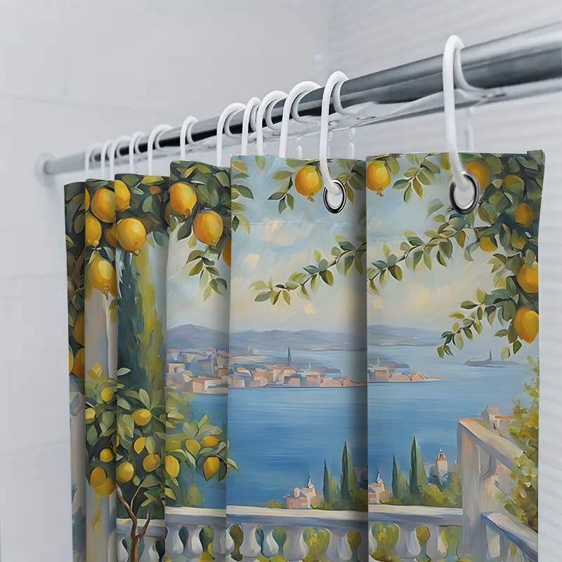 Cortina de Ducha con Diseño de - Home Bathroom Decor Ideas reseña y precio