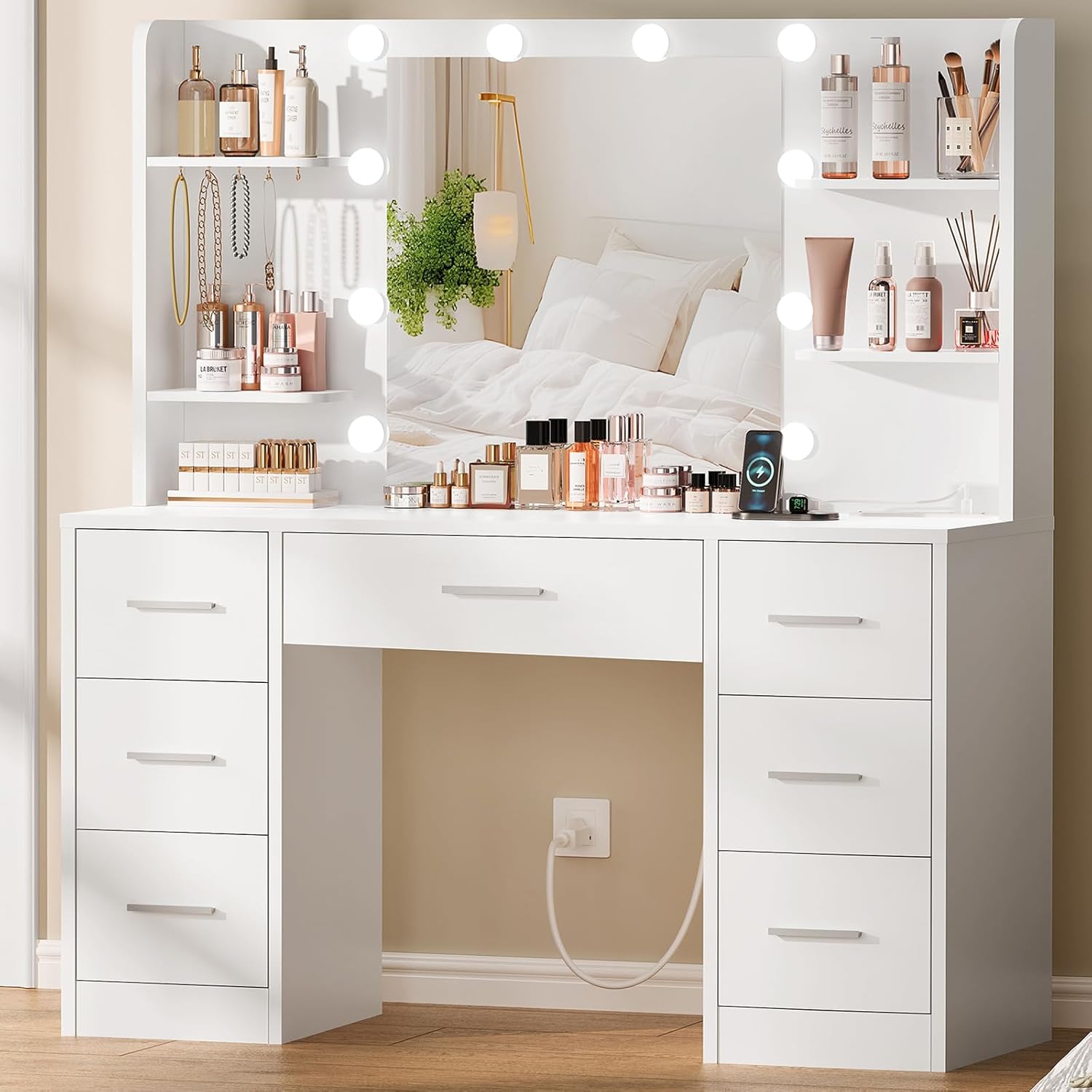 Mueble de tocador grande con e - Home Outlet Bathroom reseña y precio