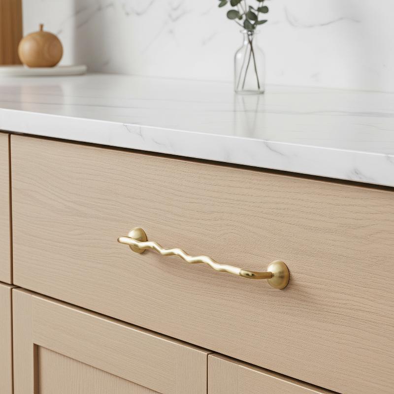 Tiradores de Gabinete Ondulado - Home Bathroom Remodel reseña y precio
