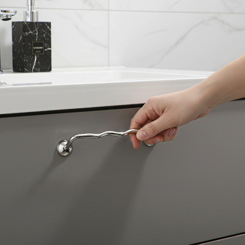 Tiradores de Gabinete Ondulado - Home Bathroom Remodel reseña y precio