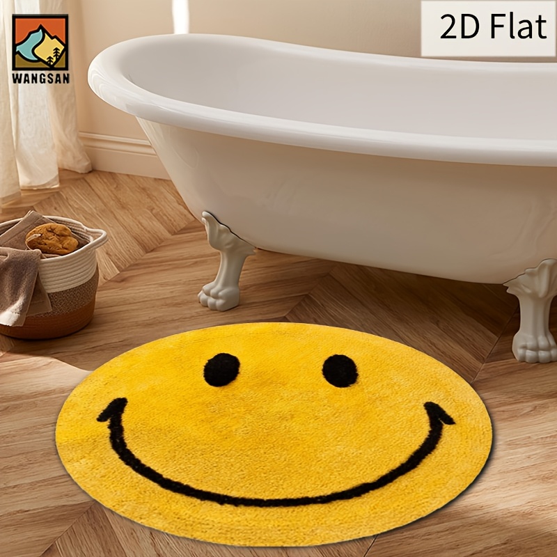 Alfombra Redonda de Franela 2D - Home Bathroom Door Design reseña y precio