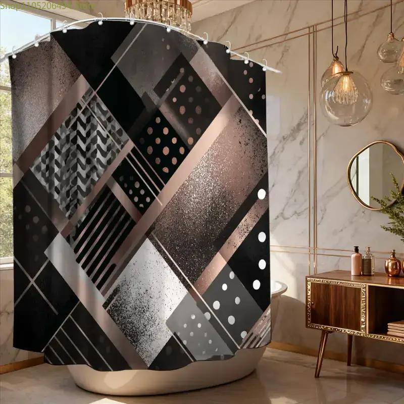 Cortina de Ducha Moderna con D - Home Bathroom Decor Ideas reseña y precio