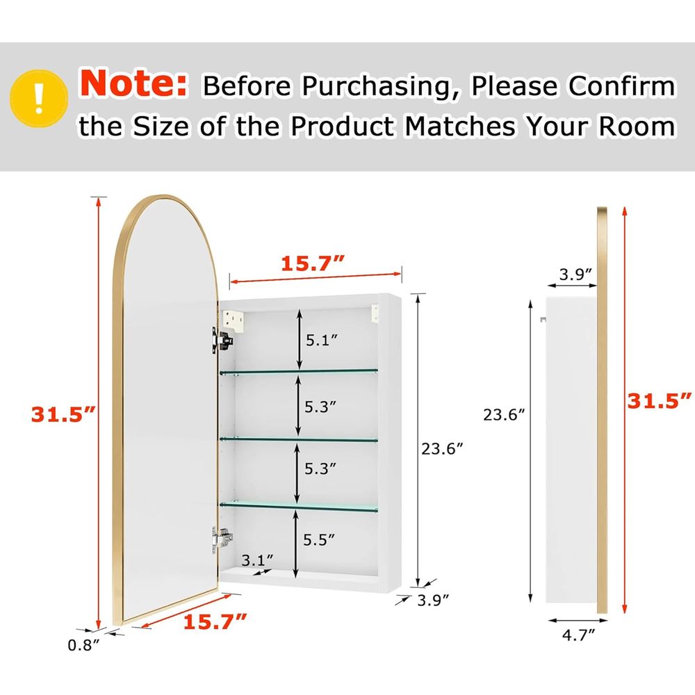 Lujoso Gabinete de Baño Arquea - Bathroom Cabinet Mirror reseña y precio