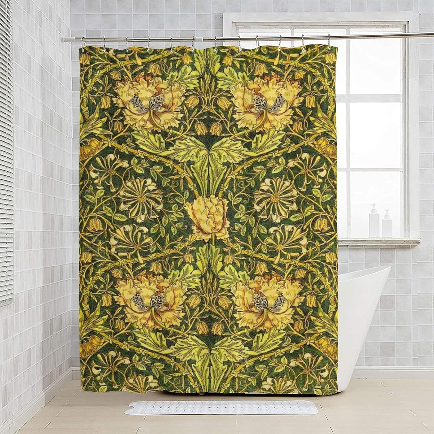 Cortina de Ducha Impermeable c - Home Bathroom Decor Ideas reseña y precio