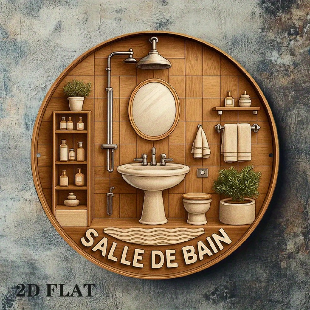 CIFBUY Decoración de pared red - Home Bathroom Wall Decor reseña y precio