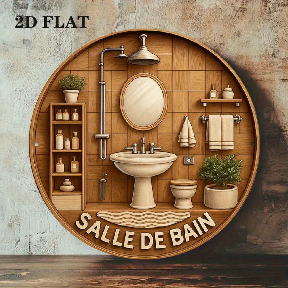 CIFBUY Decoración de pared red - Home Bathroom Wall Decor reseña y precio