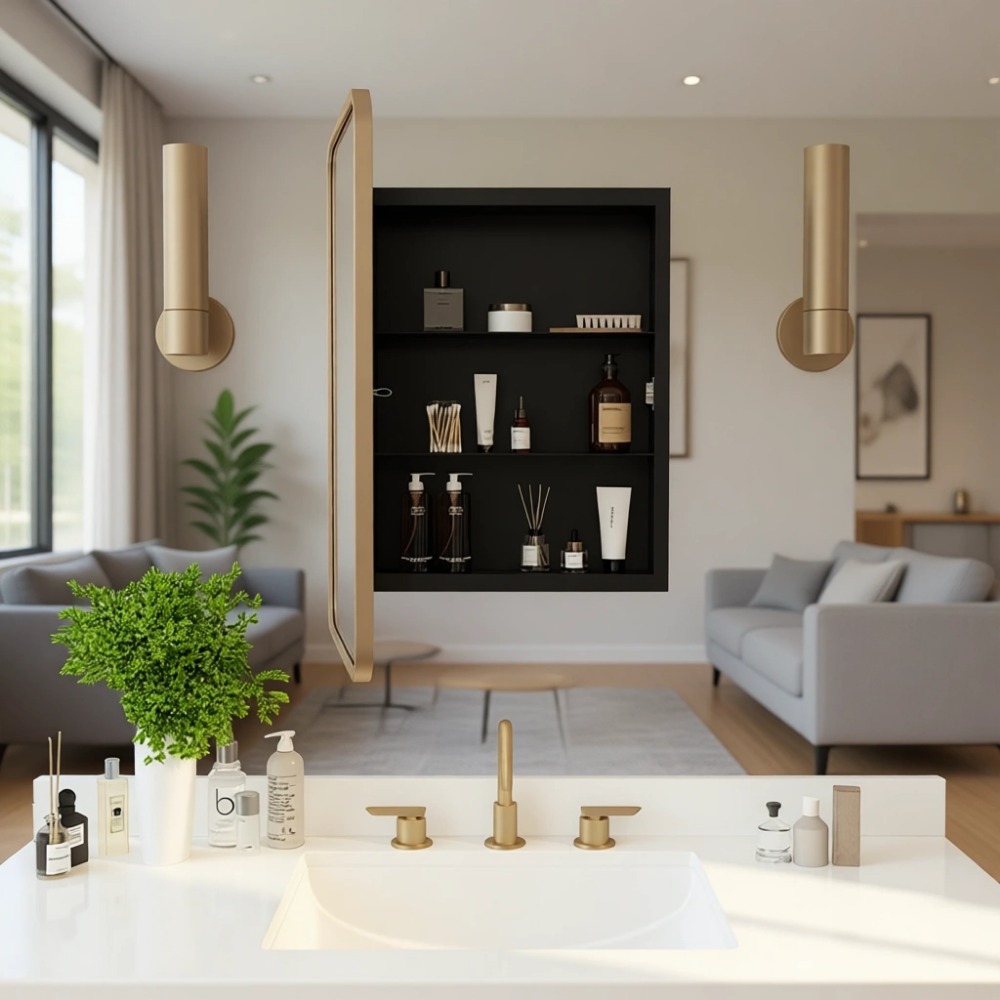Gabinete de Medicamentos Empot - Bathroom Cabinet Mirror reseña y precio